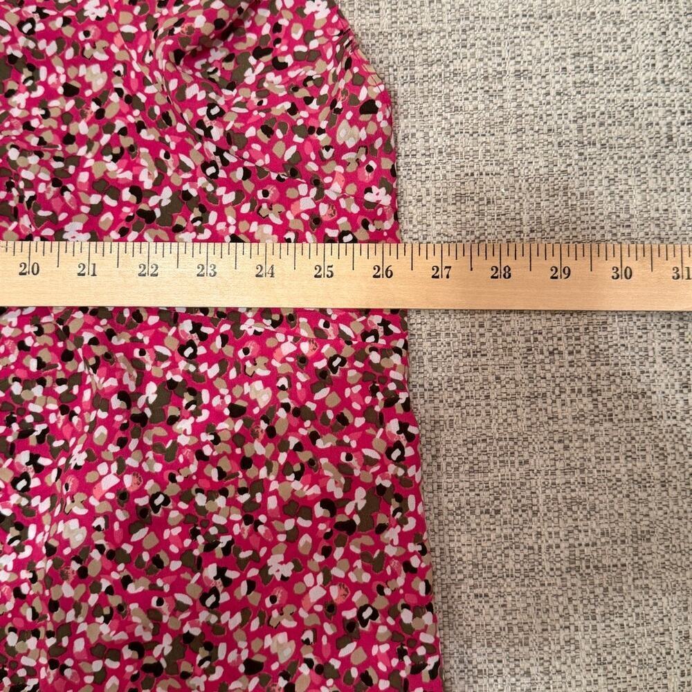 Lane Bryant Pink Flutter Short Sleeve Blouse Shirt Plus Size 22 - Picture 6 of 7